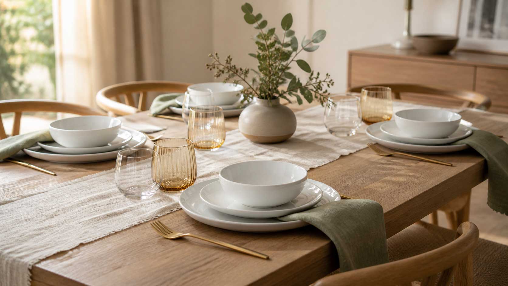 Wit servies combineren: zo creëer je een sfeervolle tafel