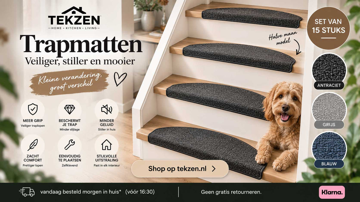 Trapmatten op je trap: 7 voordelen van zelfklevende halve maantjes