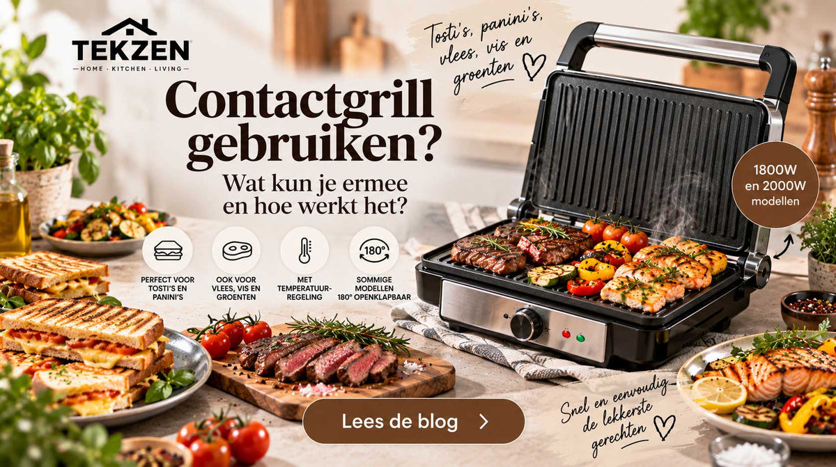 Contactgrill gebruiken: wat kun je ermee en hoe werkt het?