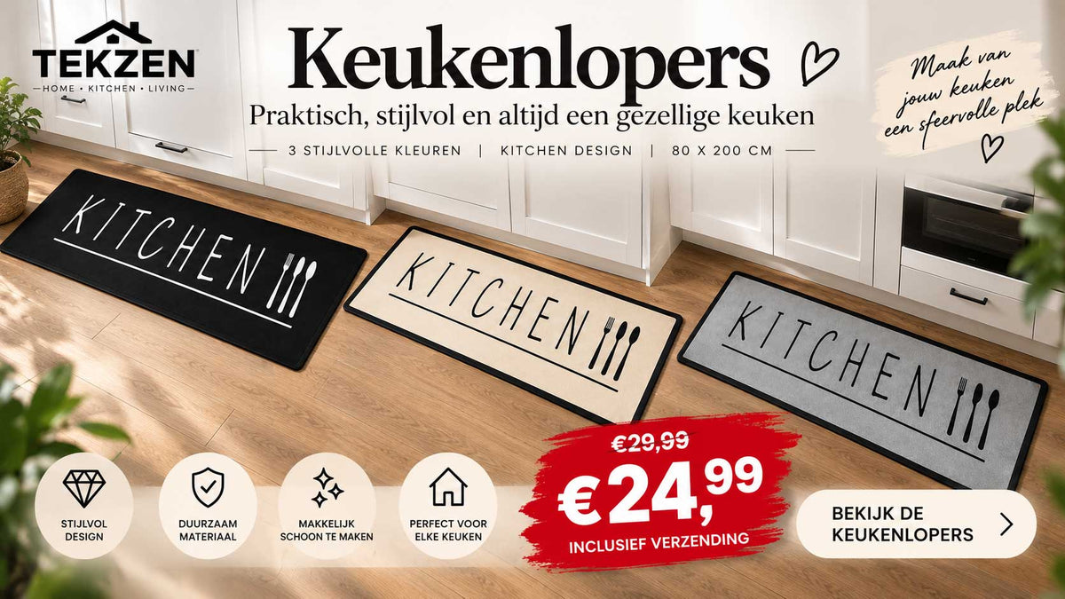 Keukenloper 80x200 cm: praktisch én stijlvol in de keuken