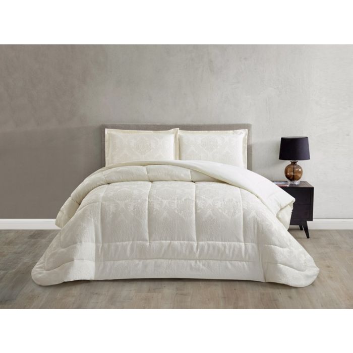 Lavella Selena Bedsprei Set - 3-delig - Wit - 260x240 cm