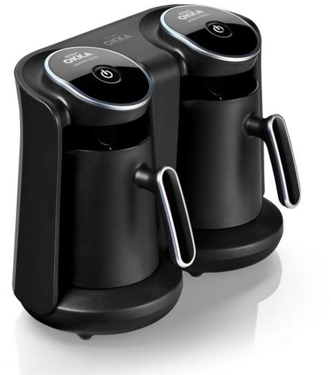 Arzum OKKA Minio DUO Chrome - Turkish Coffee Machine - 8 cups - Turkish Coffee Maker - Freestanding Turkish Coffee Maker