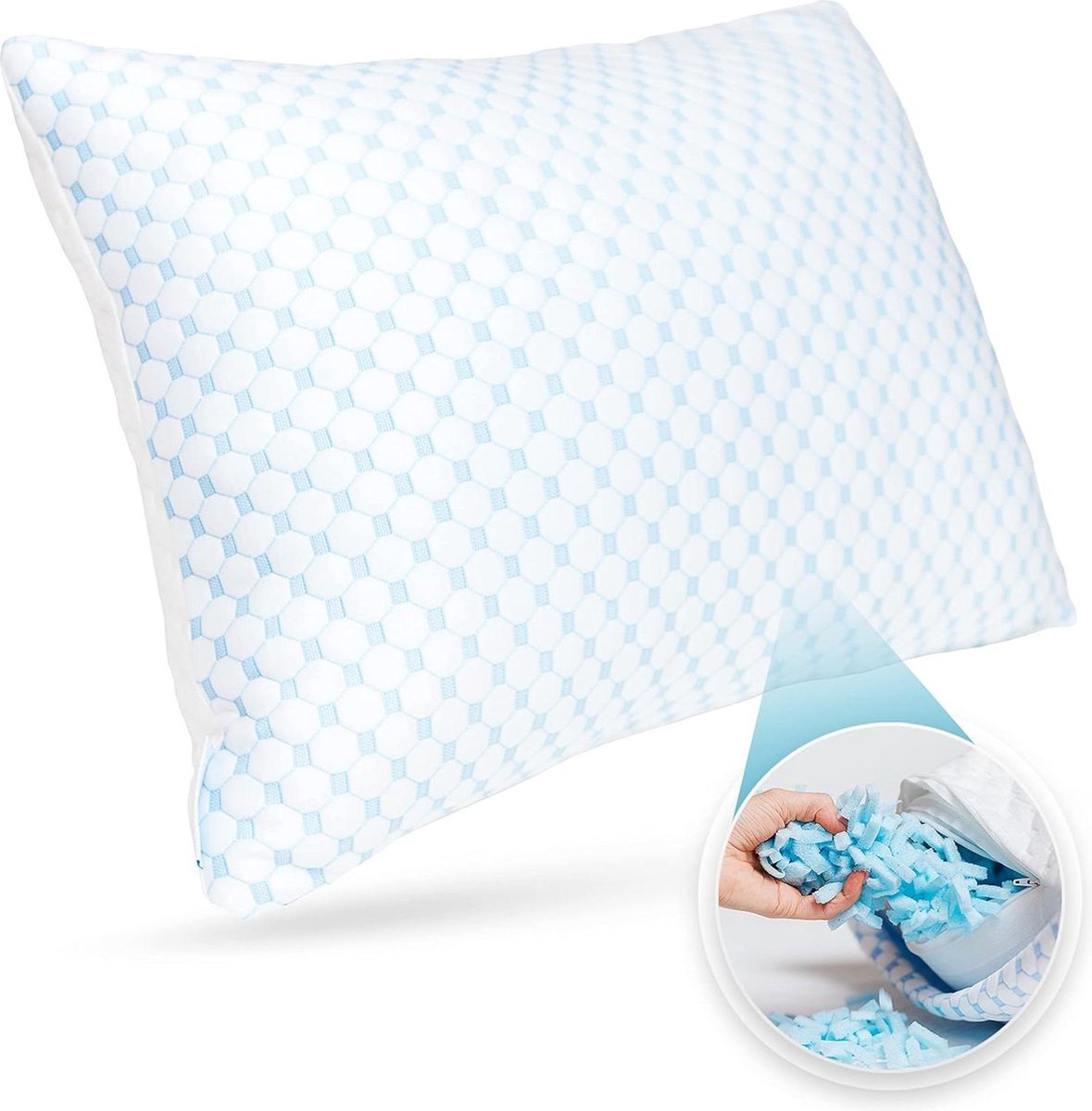 MC Sleep Pillow - Comfort Smart Pillow - 60x70cm - Neck Pain - Sleeping Pillow - Cooling Pillow