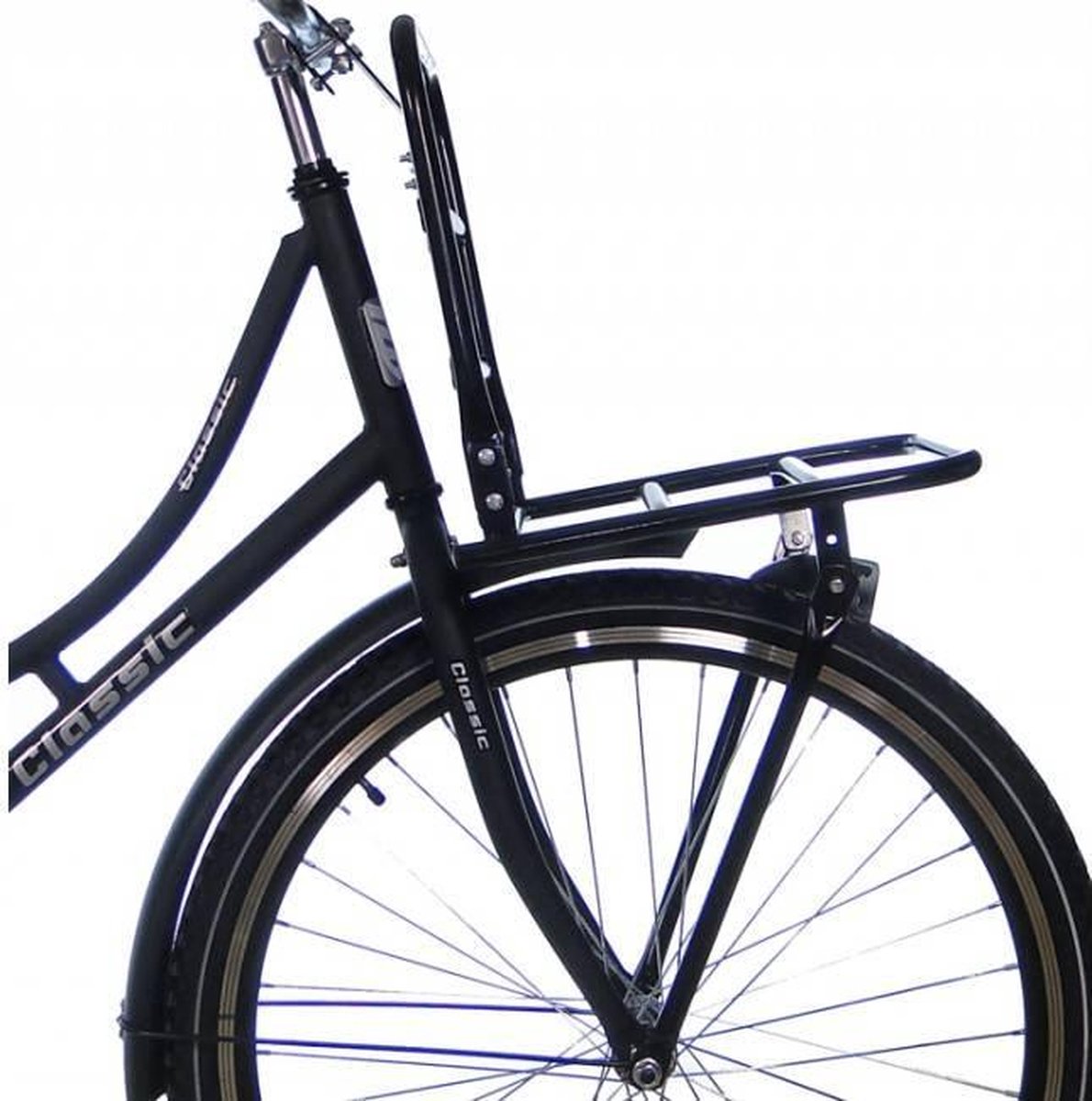 Benson Frontgepäckträger für 28"-Transportfahrräder – Schwarz – Universal – Transportgepäckträger – Fahrrad-Frontgepäckträger