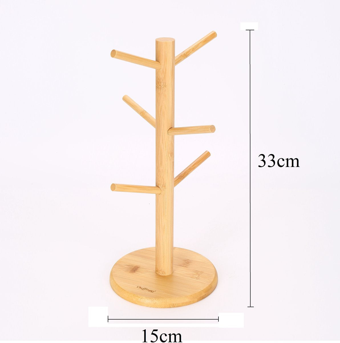 Cheffinger Glazenhouder - Bamboe - Voor 6 Glazen