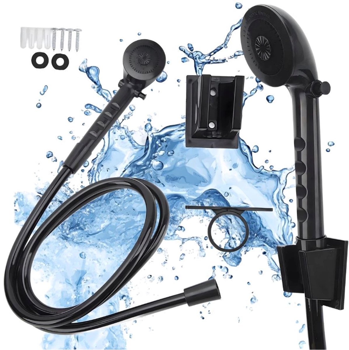 Hauskraft Draagbare Caravan Doucheset – Compact, Waterbesparend & Veelzijdig Gebruik