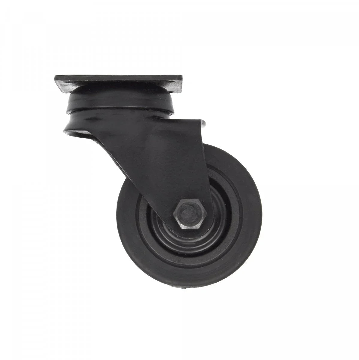 MacLean Zwenkwiel - Zwart - Rubber - Ø50mm - Draagvermogen 40KG