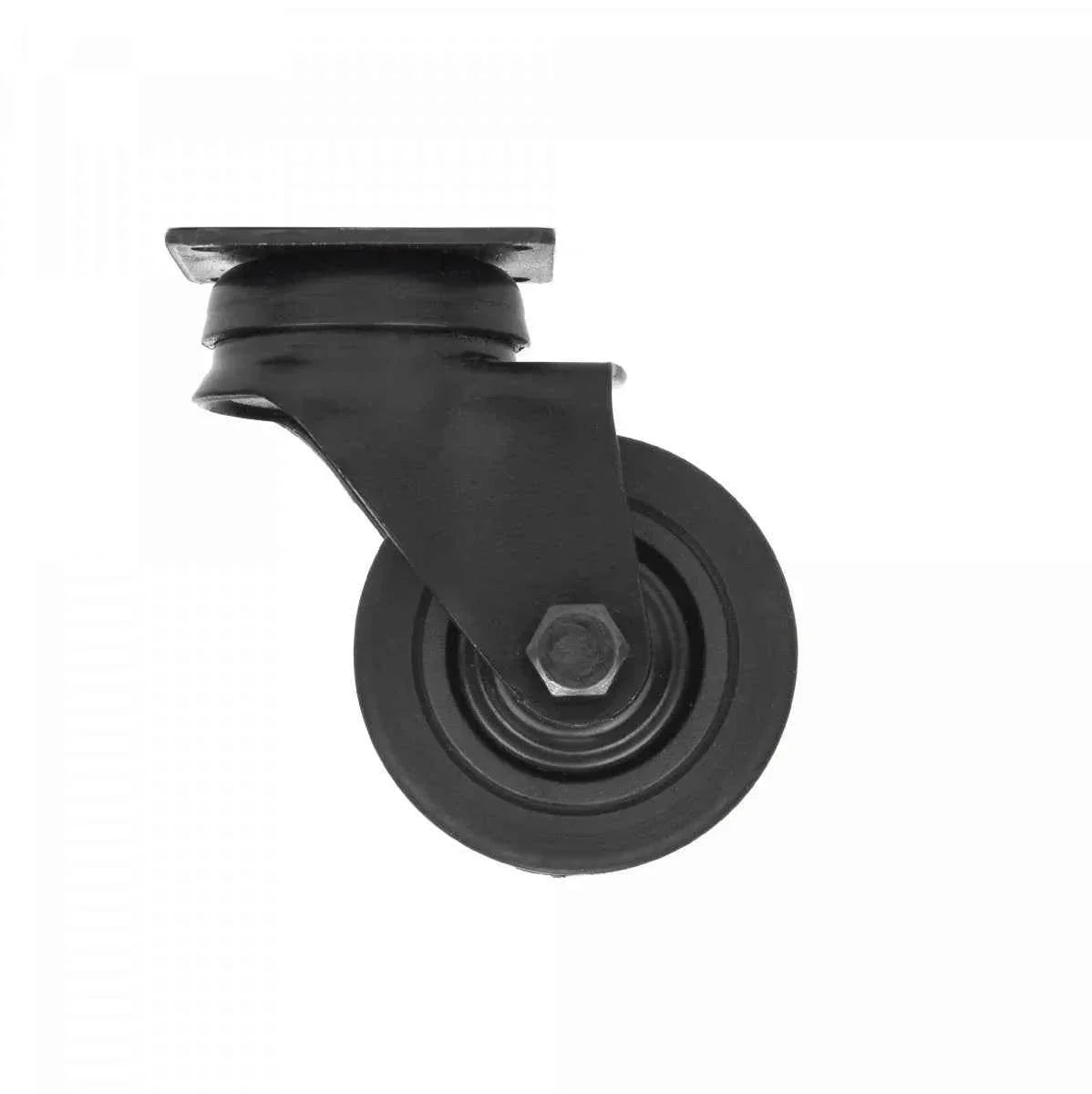 MacLean Zwenkwiel - Zwart - Rubber - Ø50mm - Draagvermogen 40KG - TEKZEN