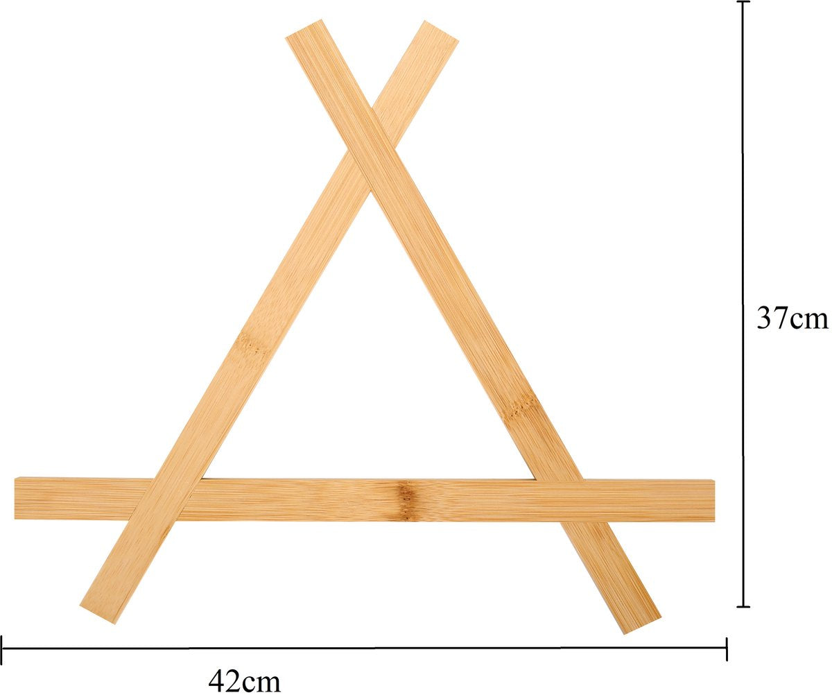 Cheffinger Onderzetter - Bamboe - Pannenonderzetter