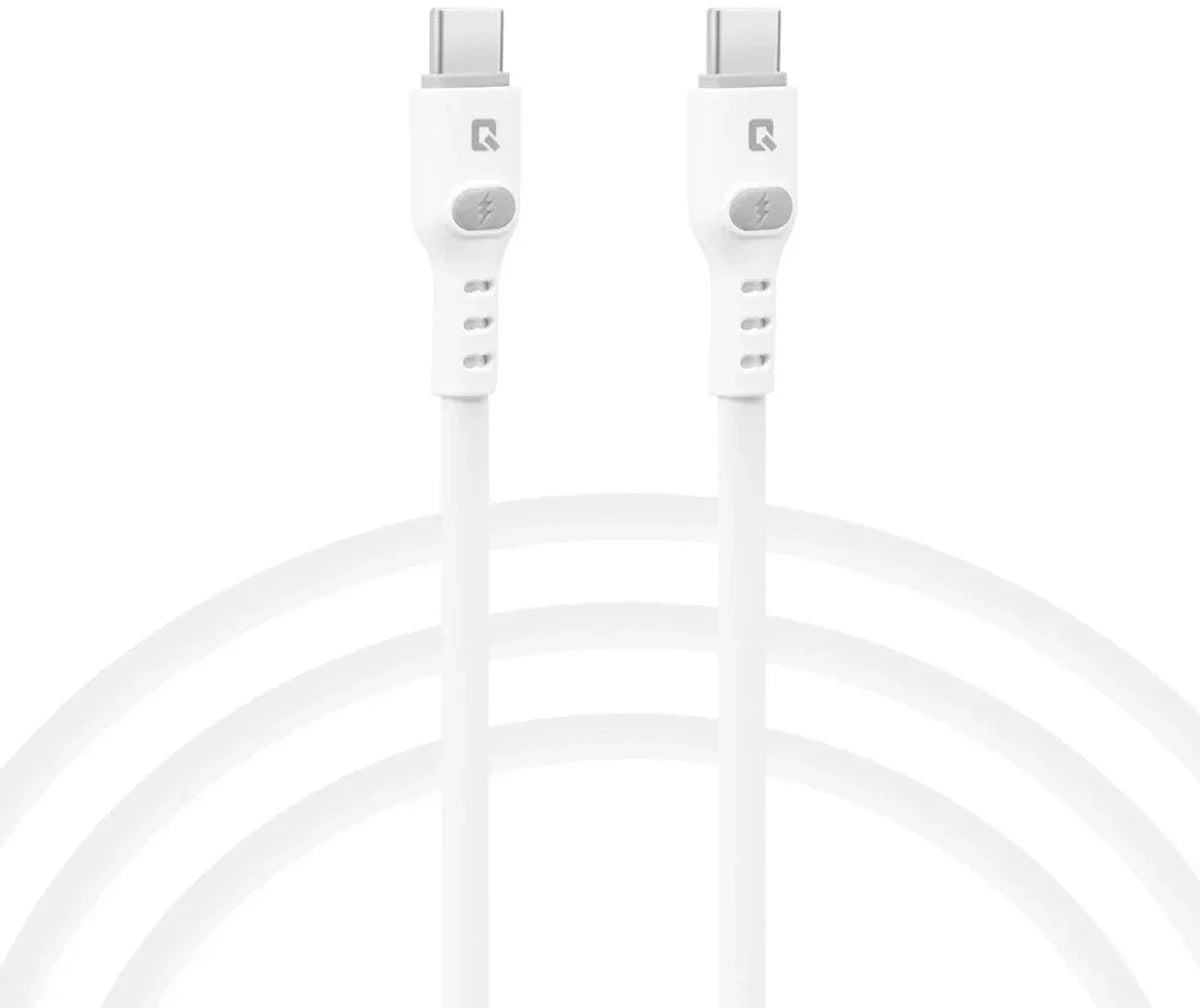 TUNIQ USB-C-zu-USB-C-Kabel – 100 cm – Schnellladekabel – Weiß