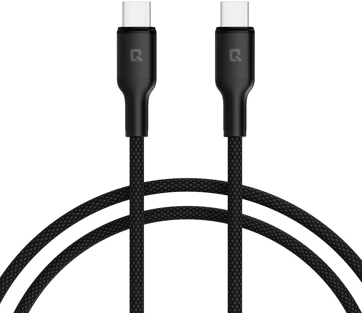 TUNIQ USB-C naar USB-C Kabel - 200cm - Snelle Oplaadkabel - Zwart