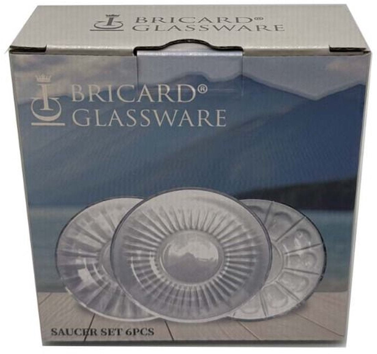 Bricard Melilla Türkische Teeuntertassen – 6er-Set – Ø 12 cm – Teespitze