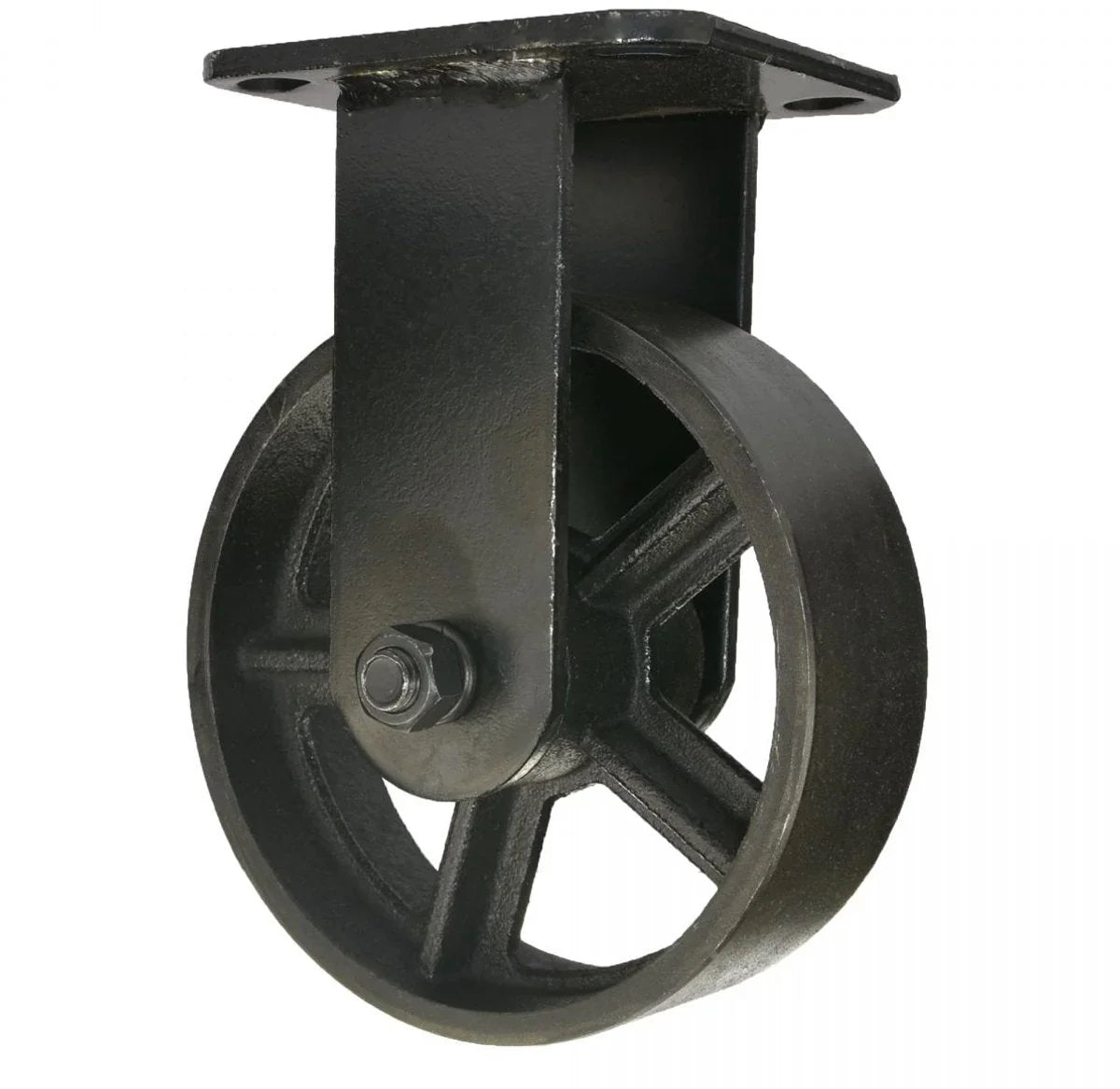 Maclean Bokwiel - Zwart - Gietijzer - Ø150mm - Draagvermogen 280kg