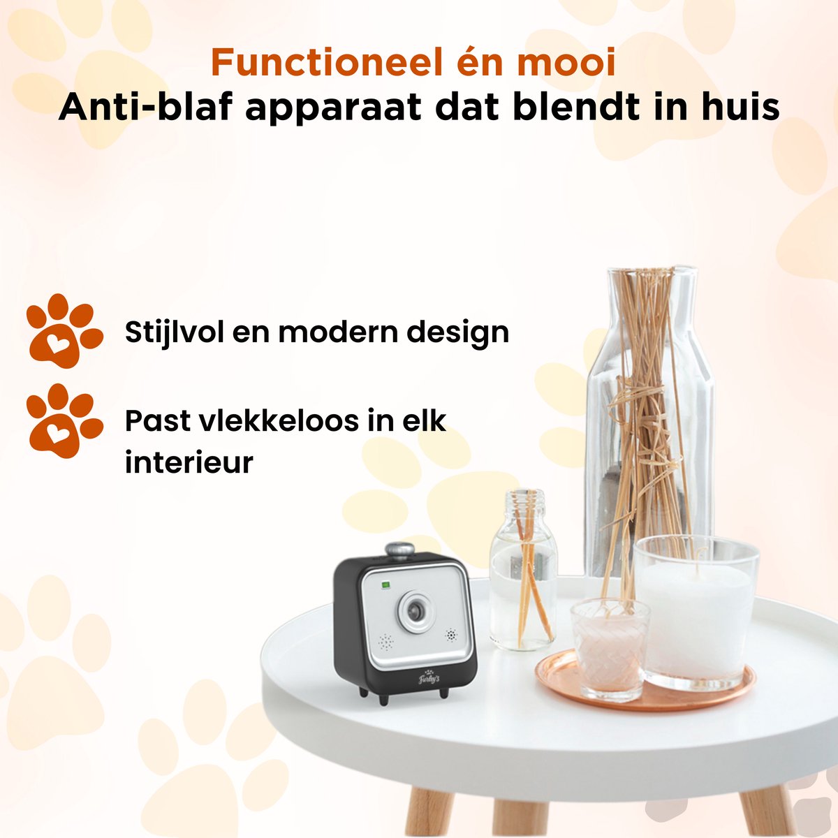 Furley’s Ultrasoon Anti Blaf Apparaat Hond – Zonder Schok – Oplaadbaar – Automatisch – Blafcontrole Voor Binnen en Buiten – 15m Bereik – Tegen Blaffen