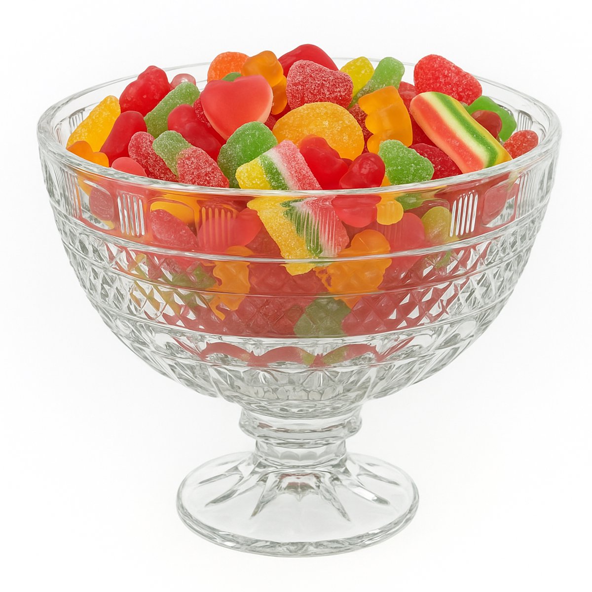 Glozini Luxe Glazen Snoeppot - Voorraadpot - Snoepschaal - Bonbonnière