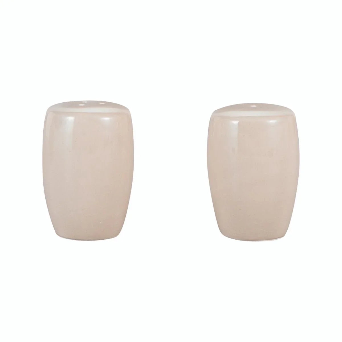 Bricard Colmar - Porcelain Dinner Set - 27 Pieces - 6 Persons - White/Taupe