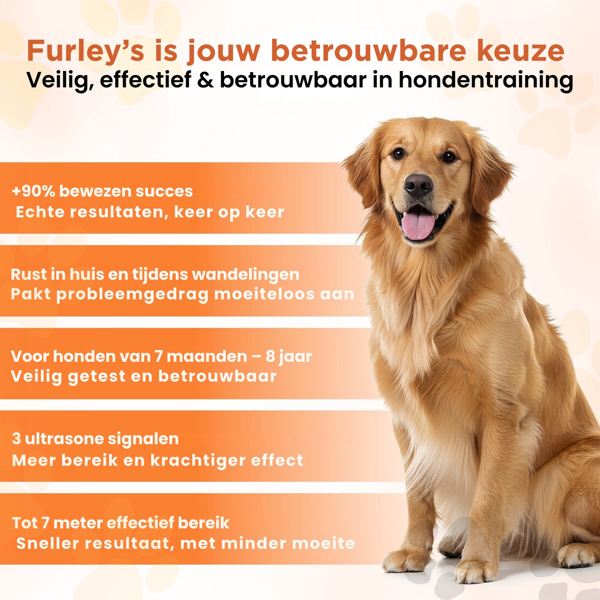 Furley’s Anti Blaf Apparaat – Diervriendelijk Alternatief voor Anti Blafband – 4-in-1 Ultrasoon Hondentrainer – Zonder Schok – Geluid, Ultrasoon & LED – USB-C Oplaadbaar – Voor Kleine & Grote Honden – Bereik 7m – Grijs