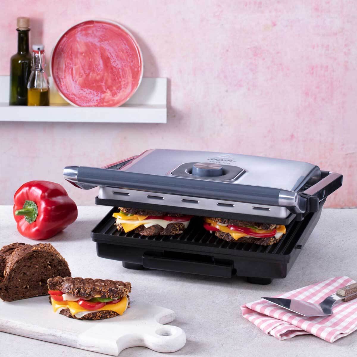 Arzum Metalium Grill & Sandwich Maker AR2022-0700 | RVS - 2000W