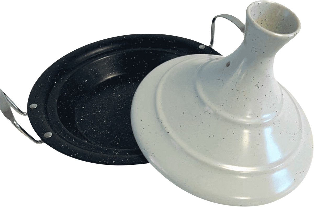 Mettmann Tajine - 38cm - Wit - RVS - Inductie