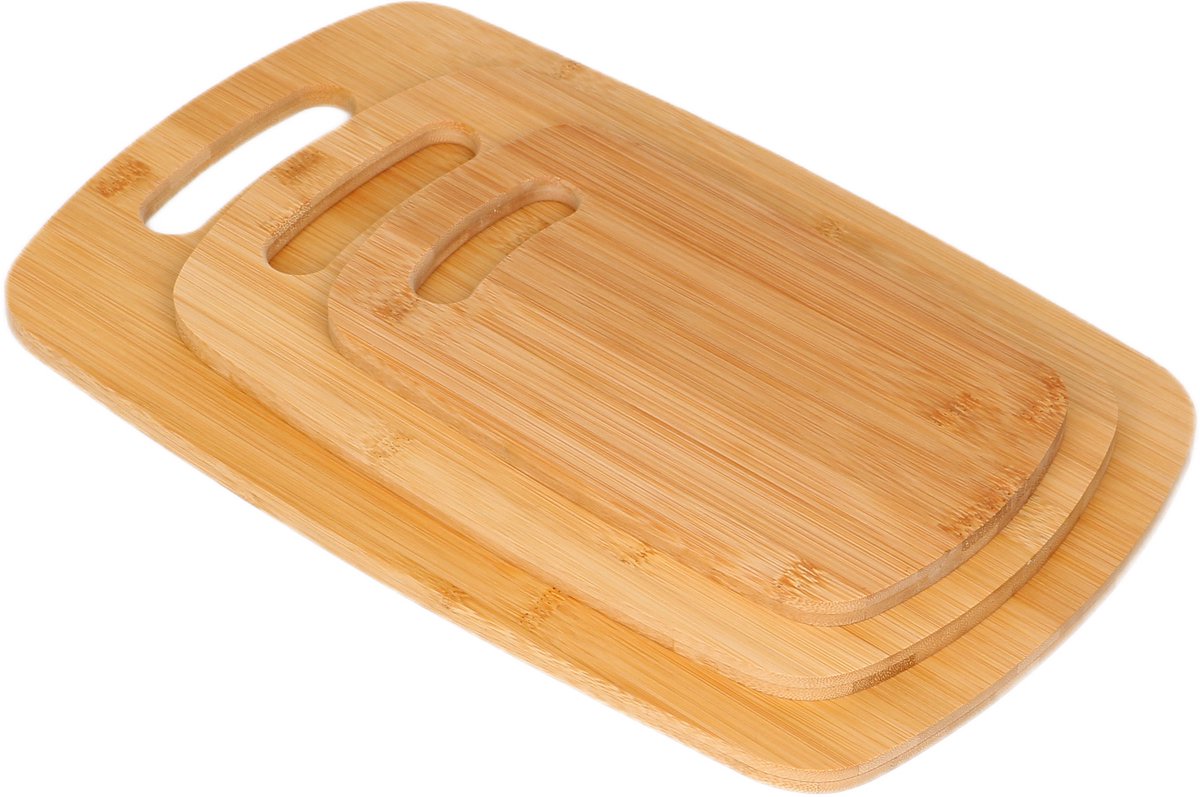 Cheffinger Cutting Board Set - 3-piece - Bamboo