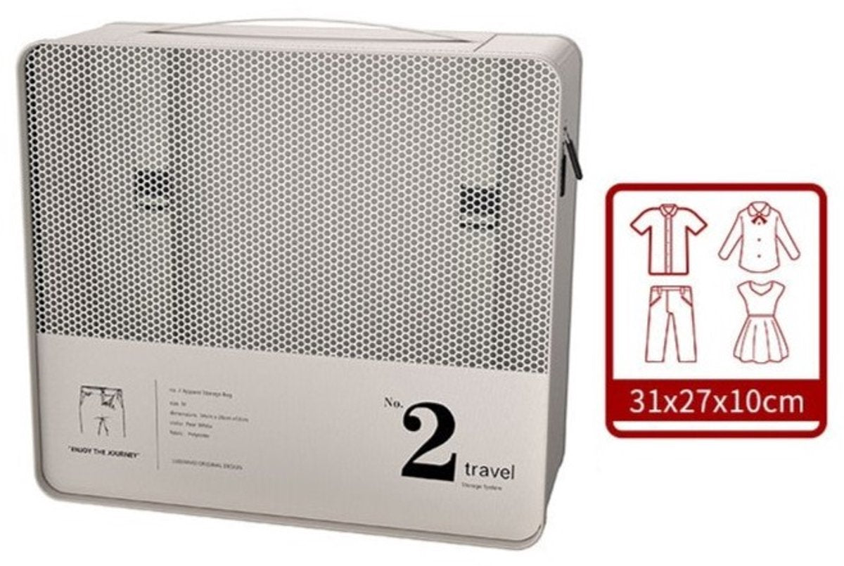 Hauskraft Packing Cube - 7-delig - Beige - Koffer Organizer Set - Backpack en Koffer - Travel Cubes