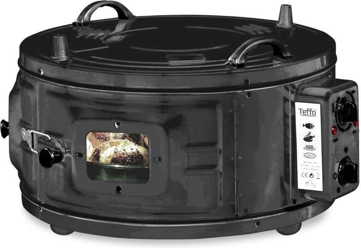Teffo Vrijstaande Ronde Oven - 35L - Elektrische Oven - Zwart