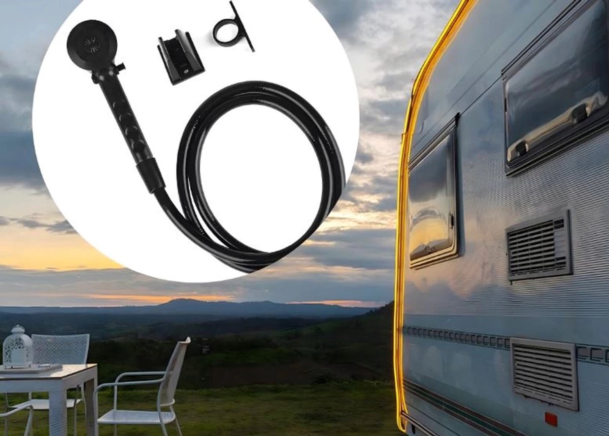 Hauskraft Draagbare Caravan Doucheset – Compact, Waterbesparend & Veelzijdig Gebruik