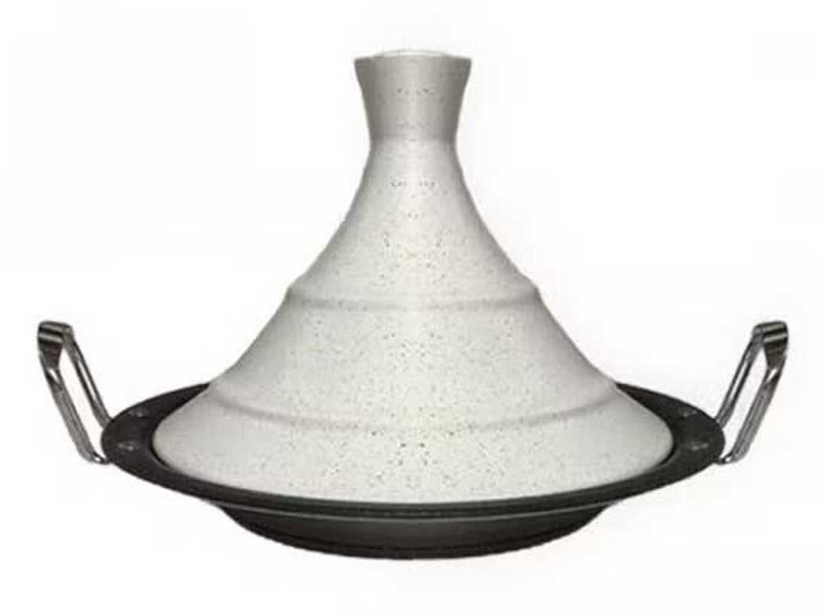 Mettmann Tajine - 38cm - Wit - RVS - Inductie