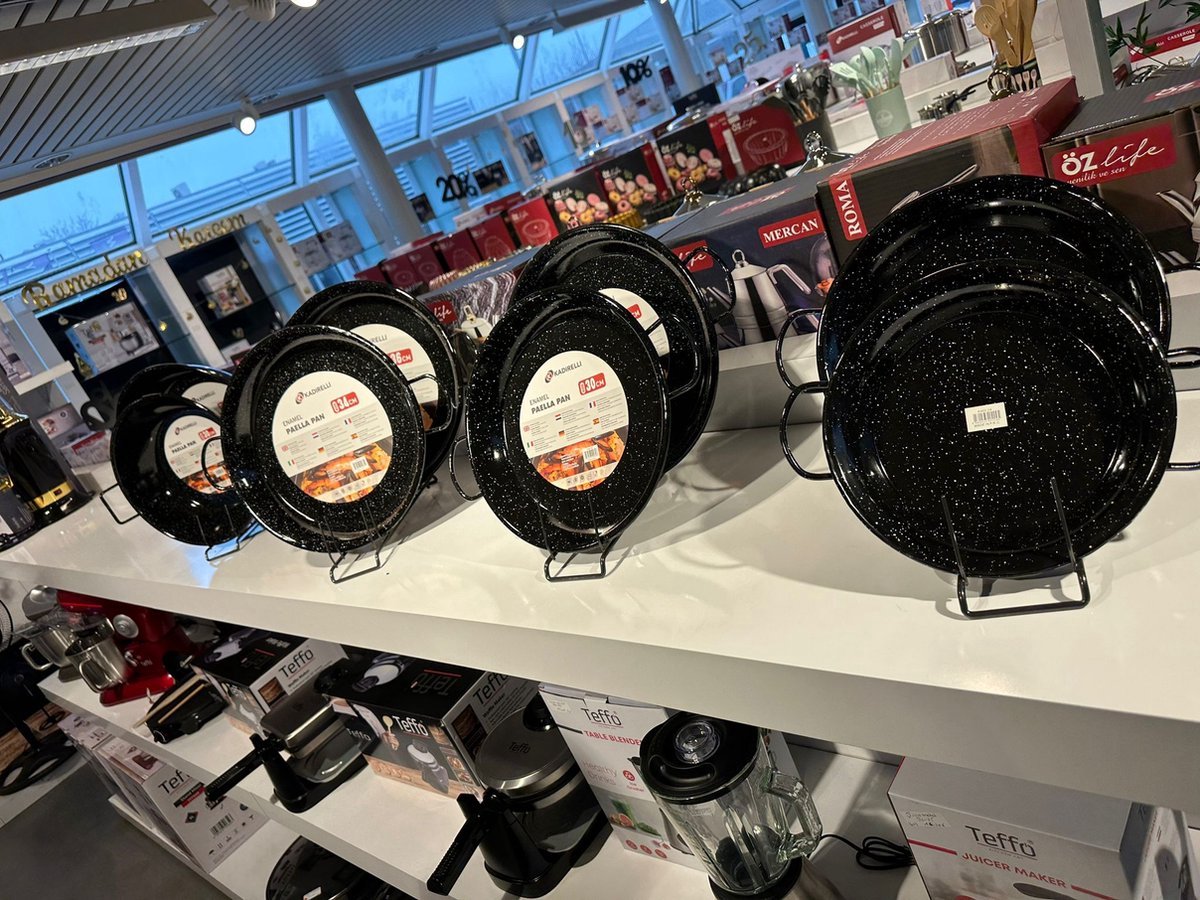 Kadirelli Paella Pan - 36cm - Alle warmtebronnen - Inductie