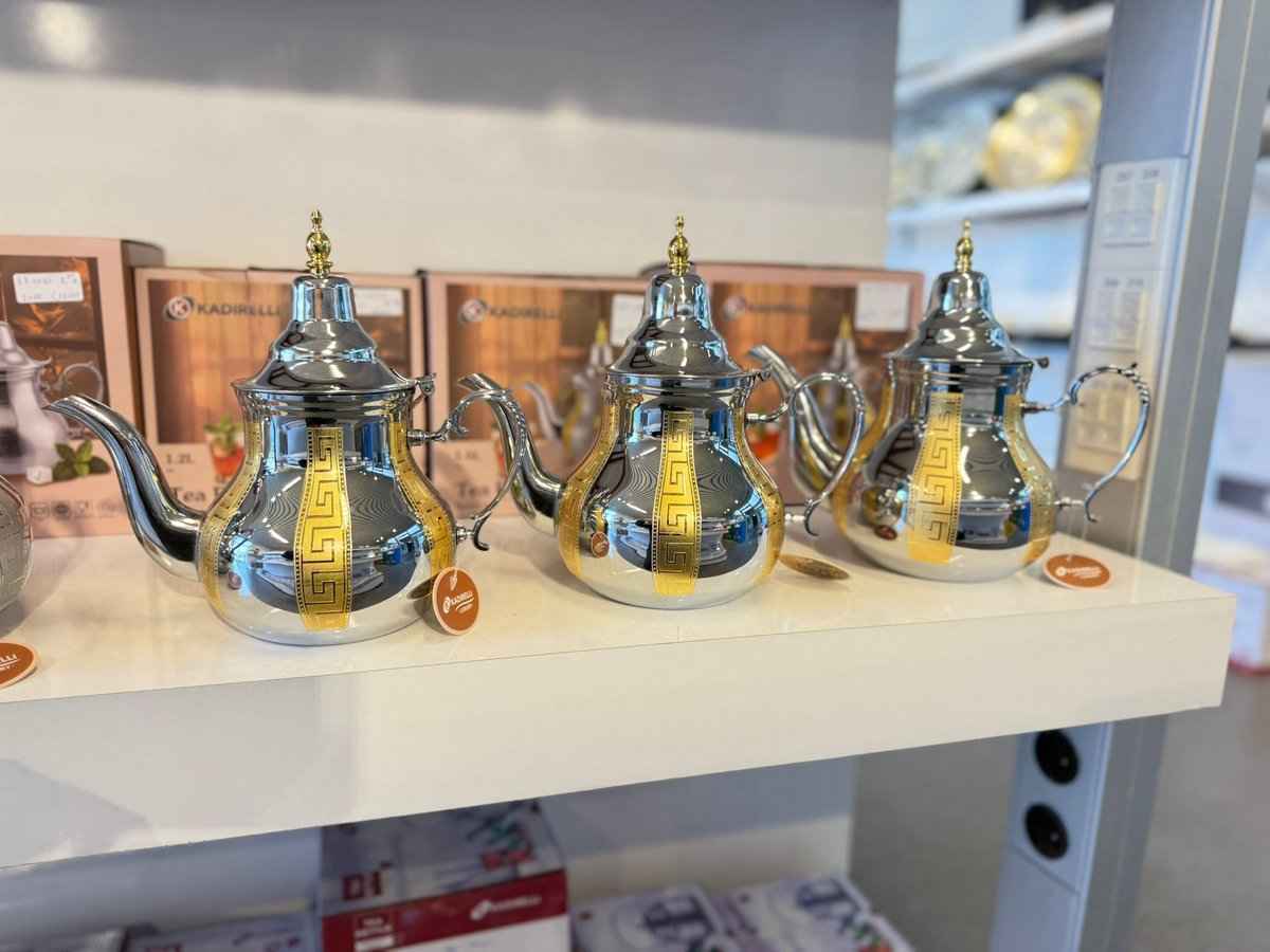 Kadirelli Theepot Zilver/Goud - 1.2L - RVS - Inductie