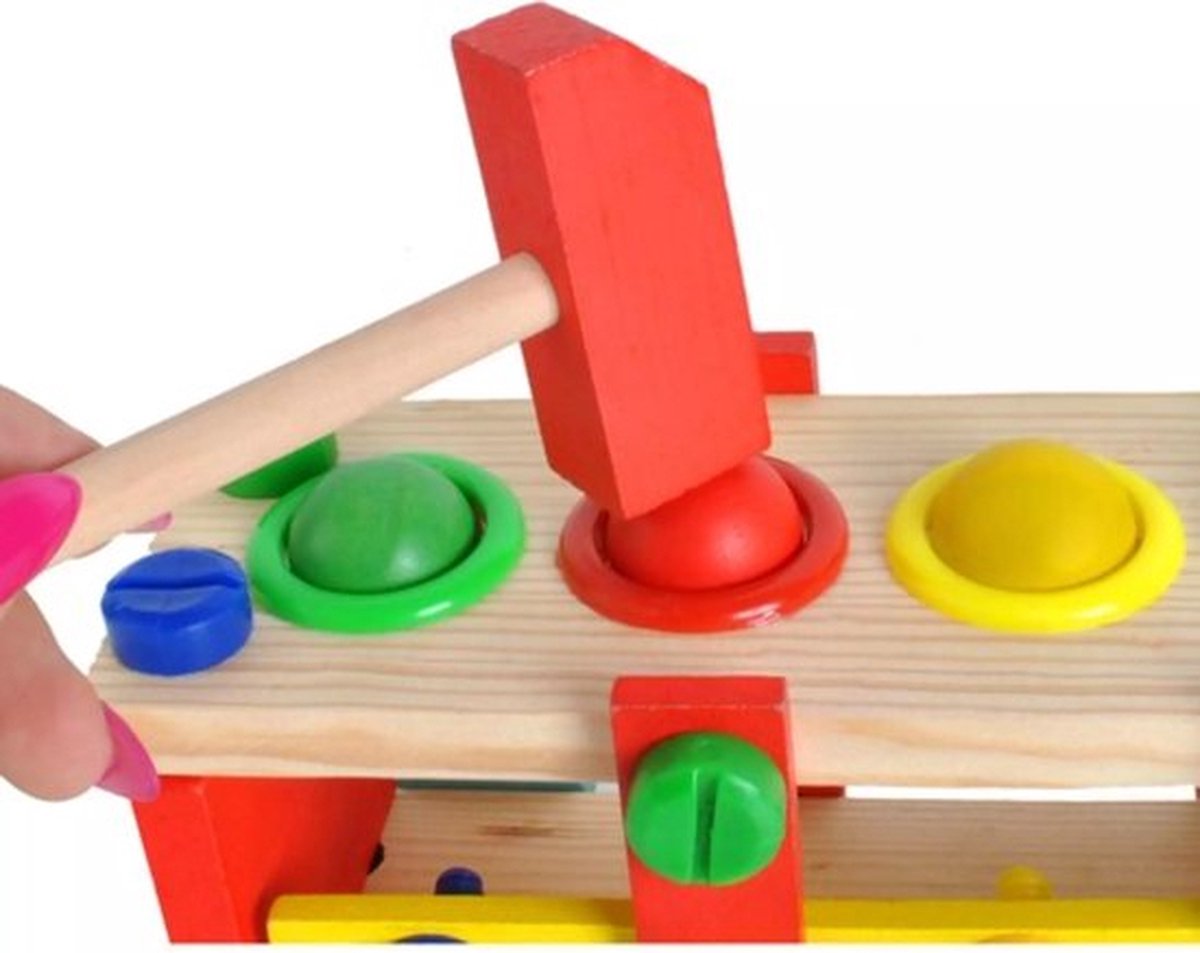 Kruzzel Wooden Educational Truck - Playful and Educational Toys for Children