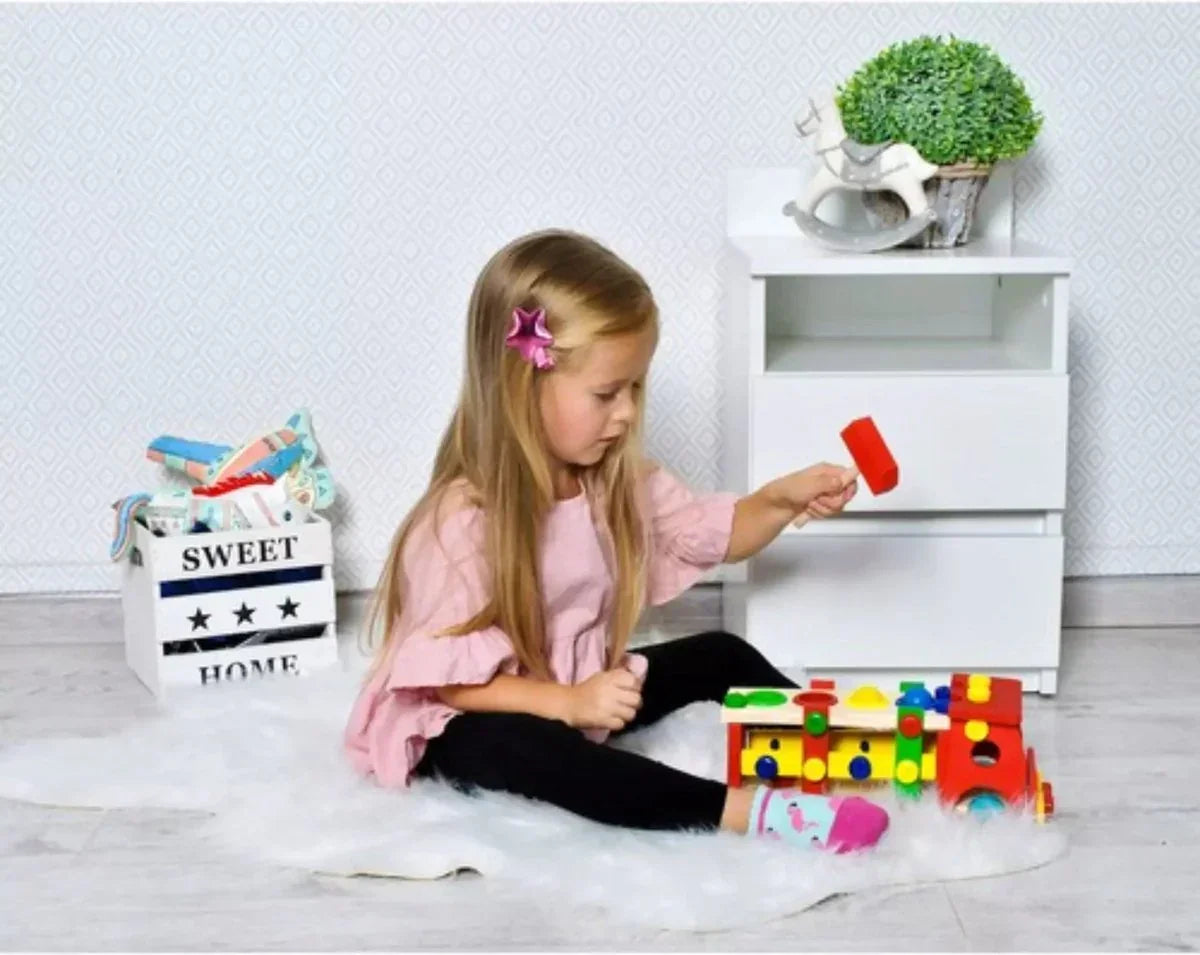 Kruzzel Wooden Educational Truck - Playful and Educational Toys for Children
