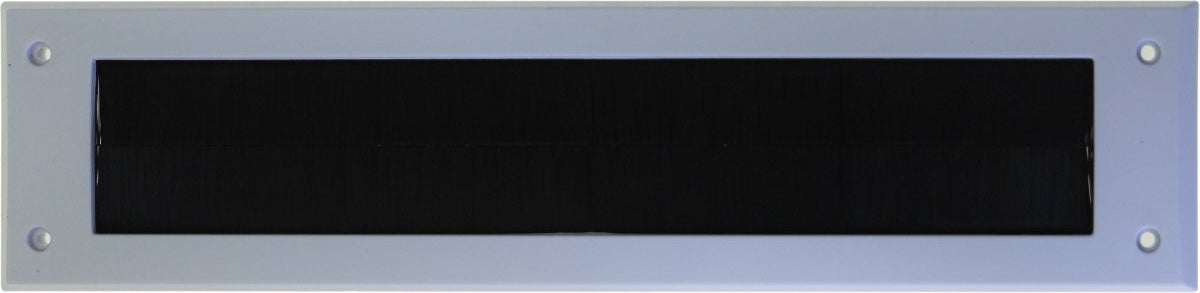 Maclean Brievenbusborstel Wit - Houdt de tocht buiten de deur - Eenvoudig te plaatsen