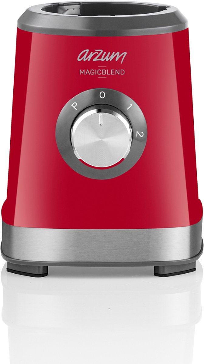 Arzum Magicblend Blender AR1159-0300 | Rood - 1000W - Glazen kan - 1,5L