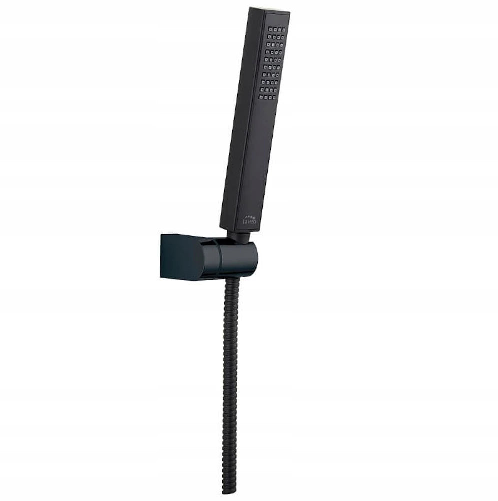 Laveo Doucheset Pola - Puntdouche - Mat Zwart - Compact en Waterbesparend