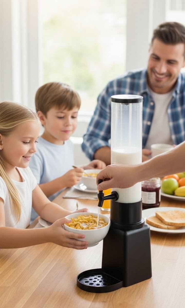 Cheffinger Drankdispenser met IJsblokjesreservoir en Tapkraan - 3L - Voor Frisdrank, Water, Sap en Cocktails - Perfect voor Feestjes en BBQ’s