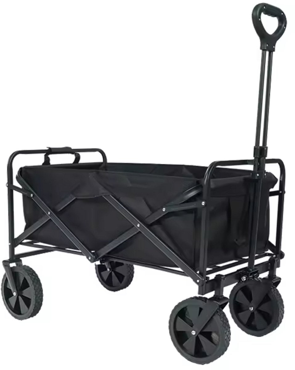 Traveleo Bolderkar - Opvouwbaar - 70kg - Zwart - L 85 x B 50 x H 59 cm