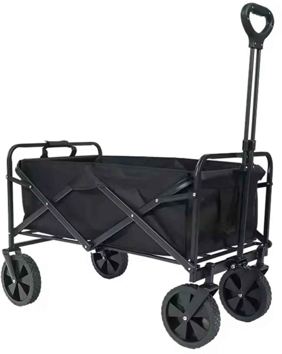 Traveleo Bolderkar - Opvouwbaar - 70kg - Zwart - L 85 x B 50 x H 59 cm - TEKZEN