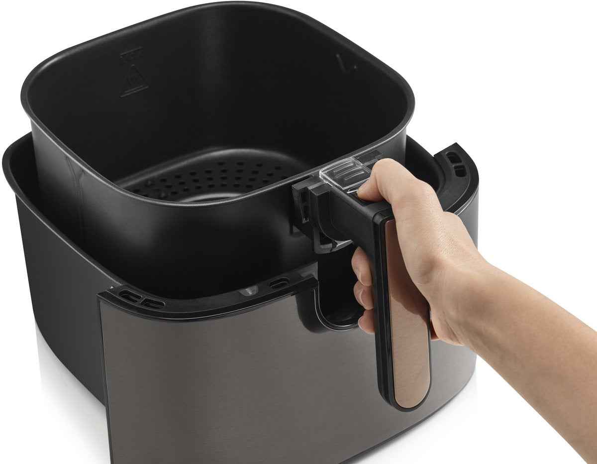 Arzum Airtasty XL Airfryer AR2091-0400 | Zwart/Koper - Heteluchtfriteuse - 6 Liter - 1750W