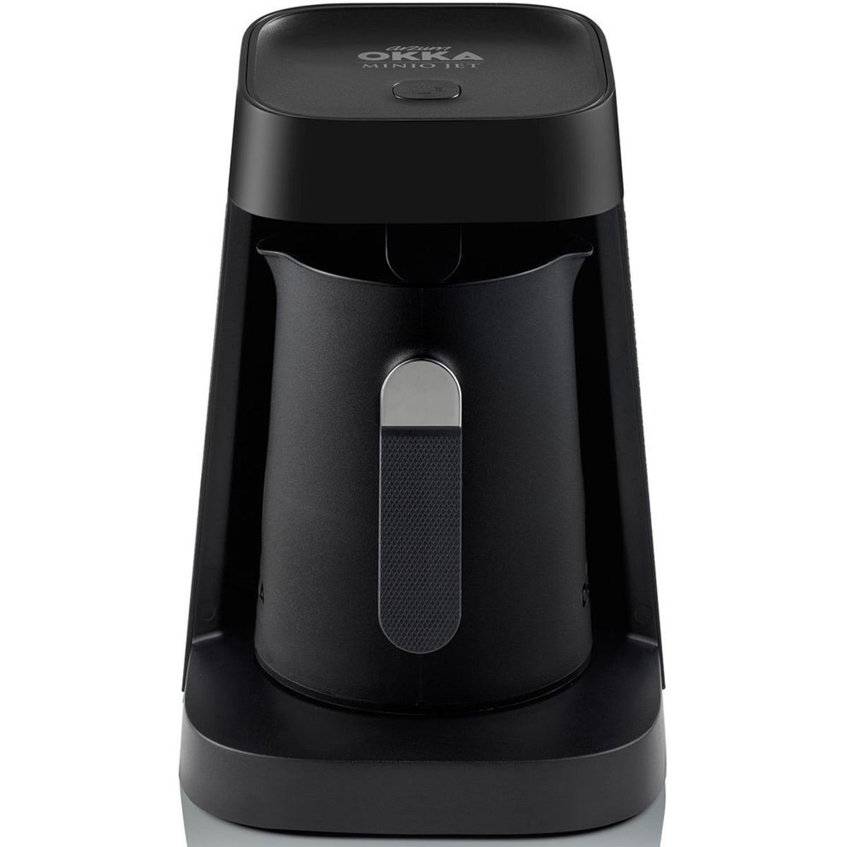 Arzum OKKA Minio Jet OK0017 - Turks Koffiezetapparaat - Zwart/Chroom - Dubbelzijdige Koffiepot - 1-5 Kopjes - 480W