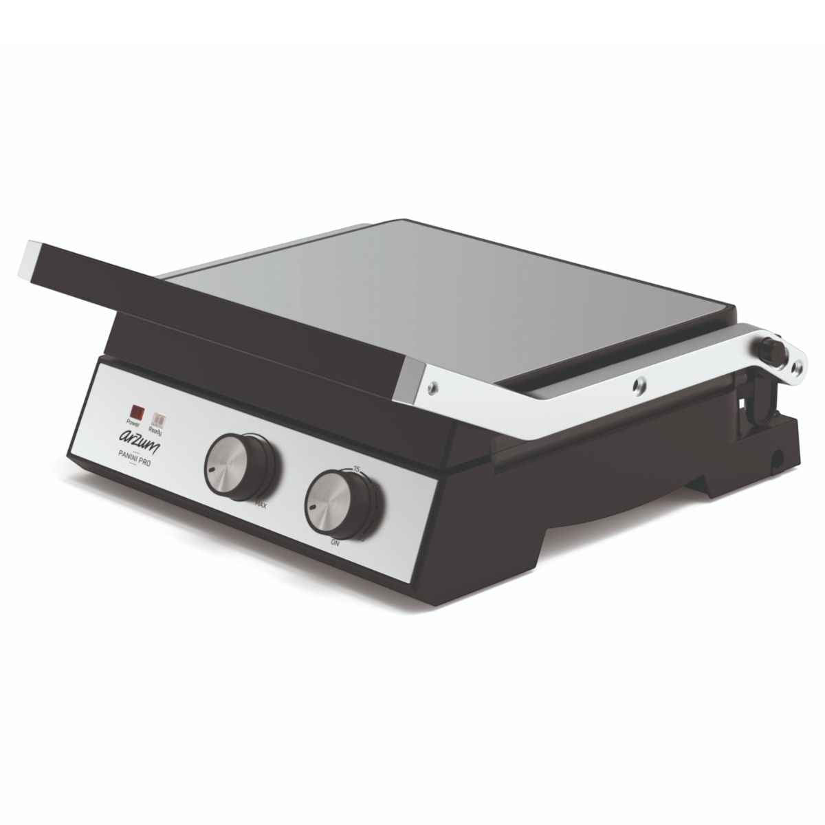 Arzum Panini Pro Grill & Sandwichmaker - Inox - Zilver - 2000W