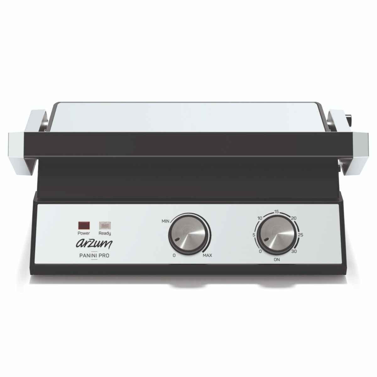 Arzum Panini Pro Grill & Sandwichmaker - Inox - Zilver - 2000W