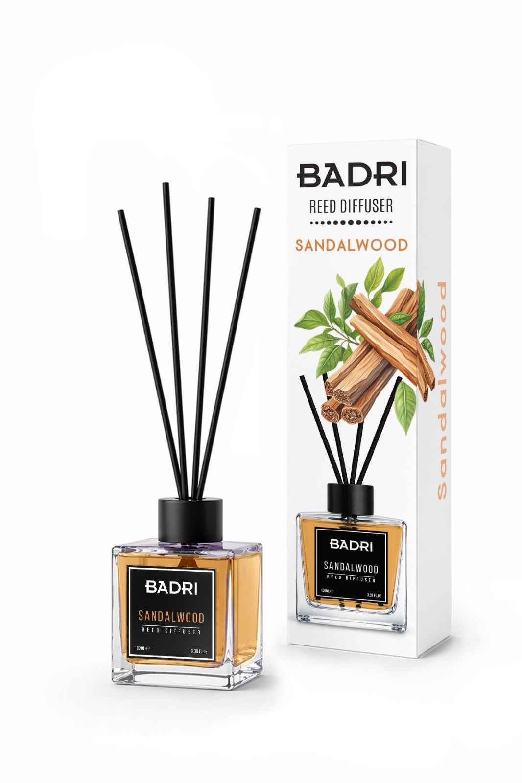 BADRI Duftstäbchen Sandelholz 100ML