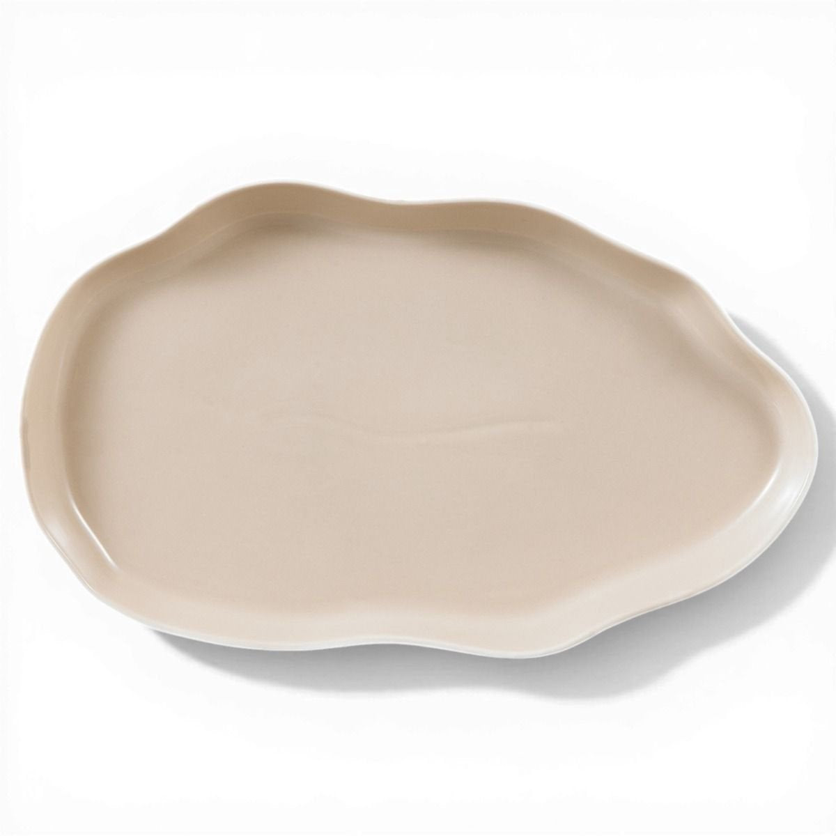 Bricard Bonnes - Porseleinen Dinner Set - Serviesset - 27-delig - 6-Persoons - Wit/Taupe - Japandi