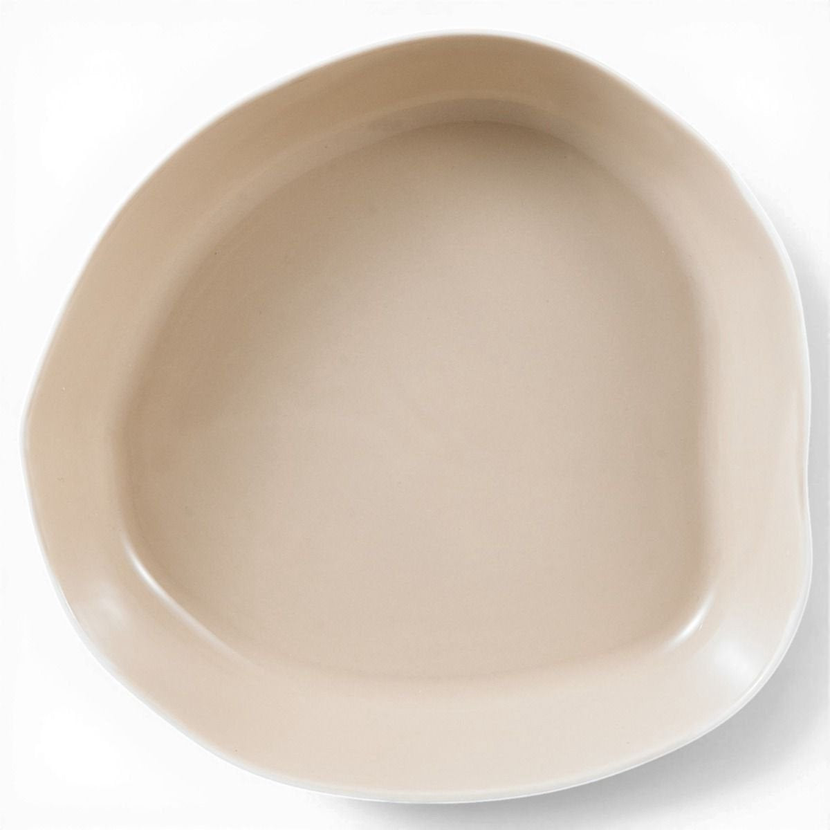 Bricard Bonnes - Porseleinen Serviesset Set - Dinner Set - 27-delig - 6-Persoons - Wit/Taupe - Japandi