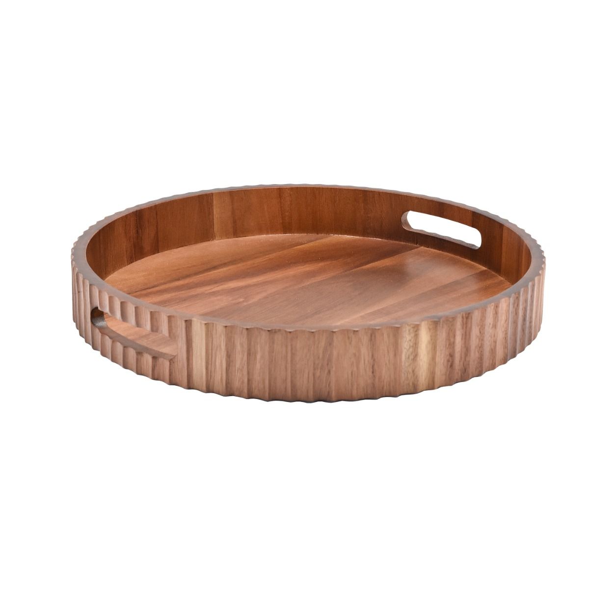Bricard Acacia Dienblad - Rond - Ø35,5 x 5cm - Japandi - productafbeelding