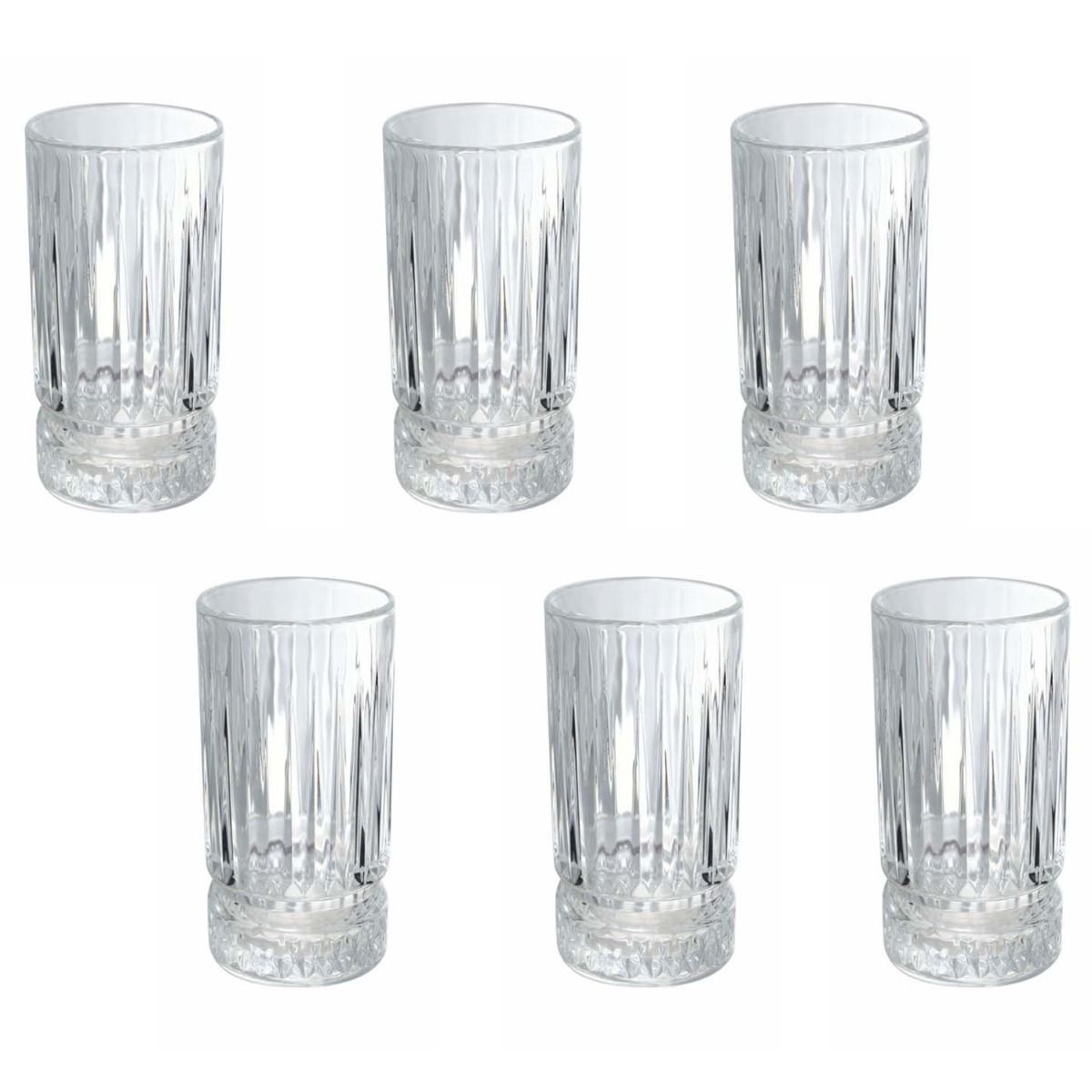 Bricard Eslida Longdrink Glazenset - 350ml - Set van 6 - Waterglas - Drinkglas