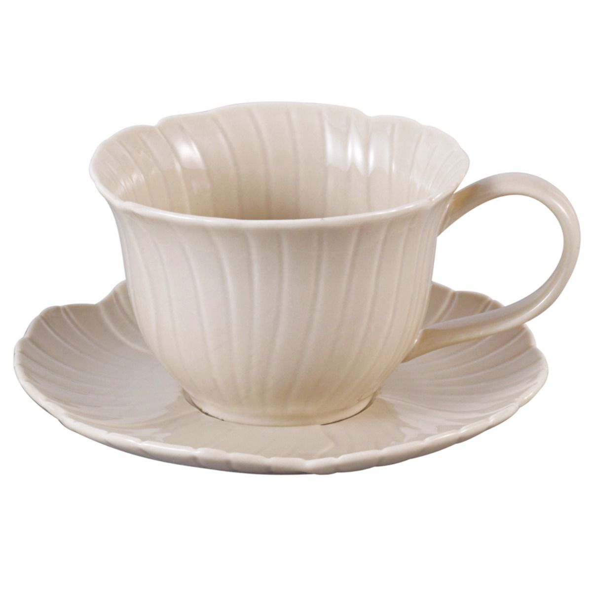 Bricard Florange Espressoset - 12-delig - Taupe - 125ml - Porselein - Koffiekopjes