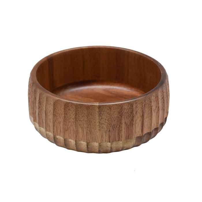 Bricard Kom - Ø15 x 6 cm - Acacia Hout
