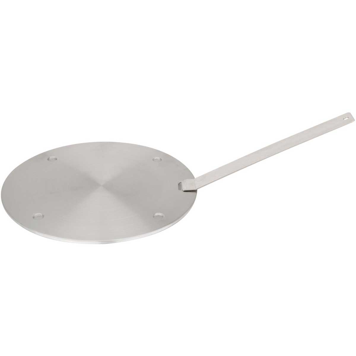 Cheffinger Inductie Adapterplaat - 20cm - Met Afneembaar Handvat - Geschikt voor Alle Pannen